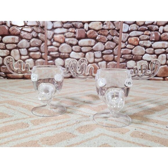 Christmas Vacation Moose Mug Acrylic Shot Glasses - Picture 1 of 8